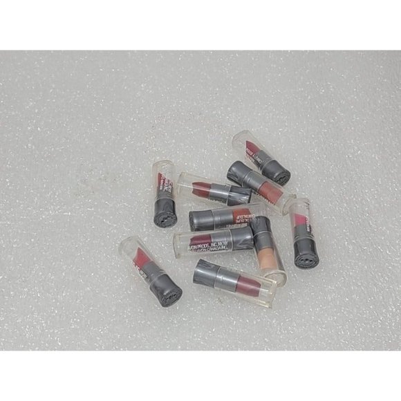 9 Avon Mini Lipstick Samples Divine Wine Mad For Mauve Stolen Kisses Power Trip - Picture 1 of 2